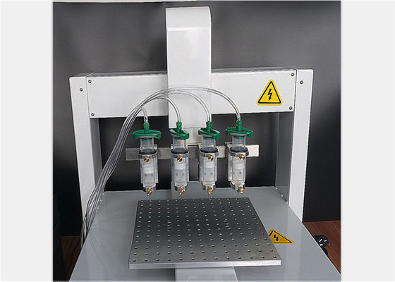 उच्च परिशुद्धता 3 Axies स्वचालित वितरण मशीन गोंद Epoxy के लिए वितरण बढ़ी