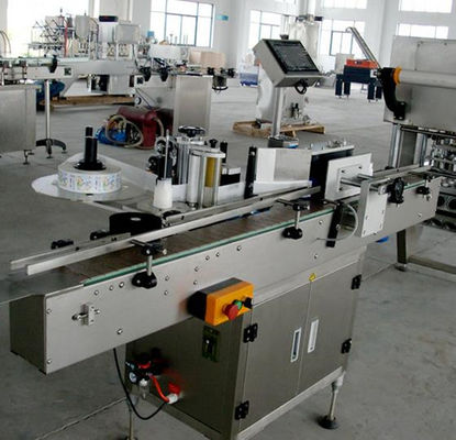 1 साइड स्वचालित लेबलिंग मशीन प्लास्टिक Botlle स्टीकर मशीन मशीन