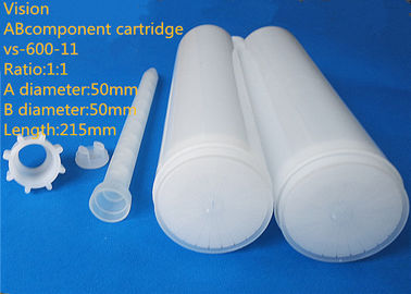 एबी गोंद 600ml 1: 1 दो घटक epoxy कारतूस दोहरी कारतूस एबी गोंद कारतूस