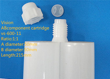 एबी गोंद 600ml 1: 1 दो घटक epoxy कारतूस दोहरी कारतूस एबी गोंद कारतूस