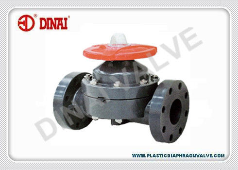 UPVC, CPVC, PVDF, पीपीएच प्लास्टिक डायाफ्राम वाल्व